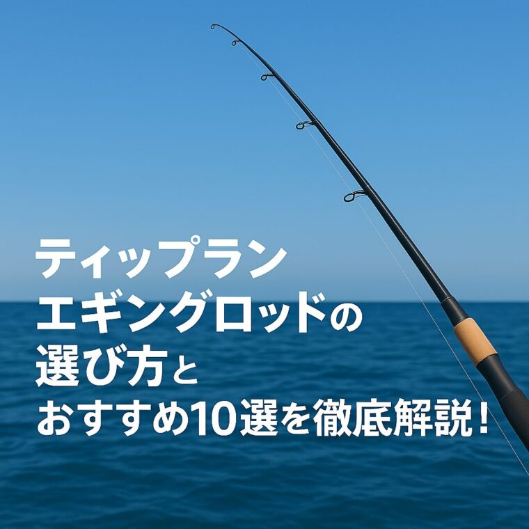 ティップランエギングロッド ティップラン用ロッド特集！ボートエギングにおすすめのタックル